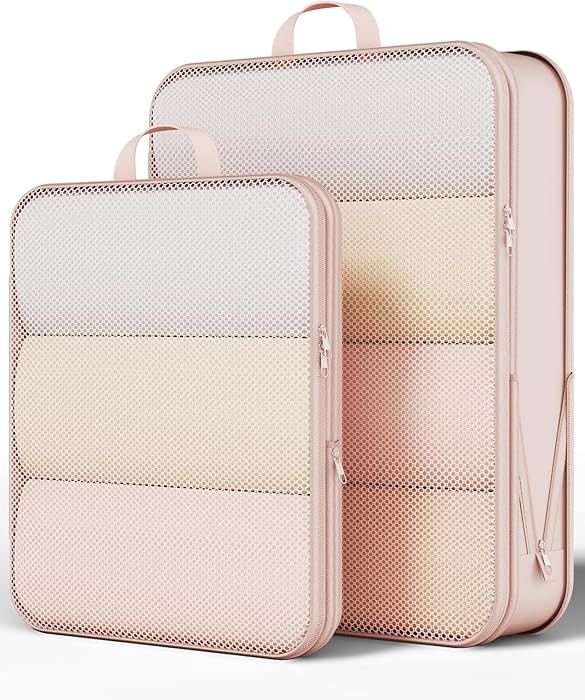 Veken 2/6/9/11 Set Compression Packing Cubes for Travel Essentials,Compressible Expandable Large ... | Amazon (US)
