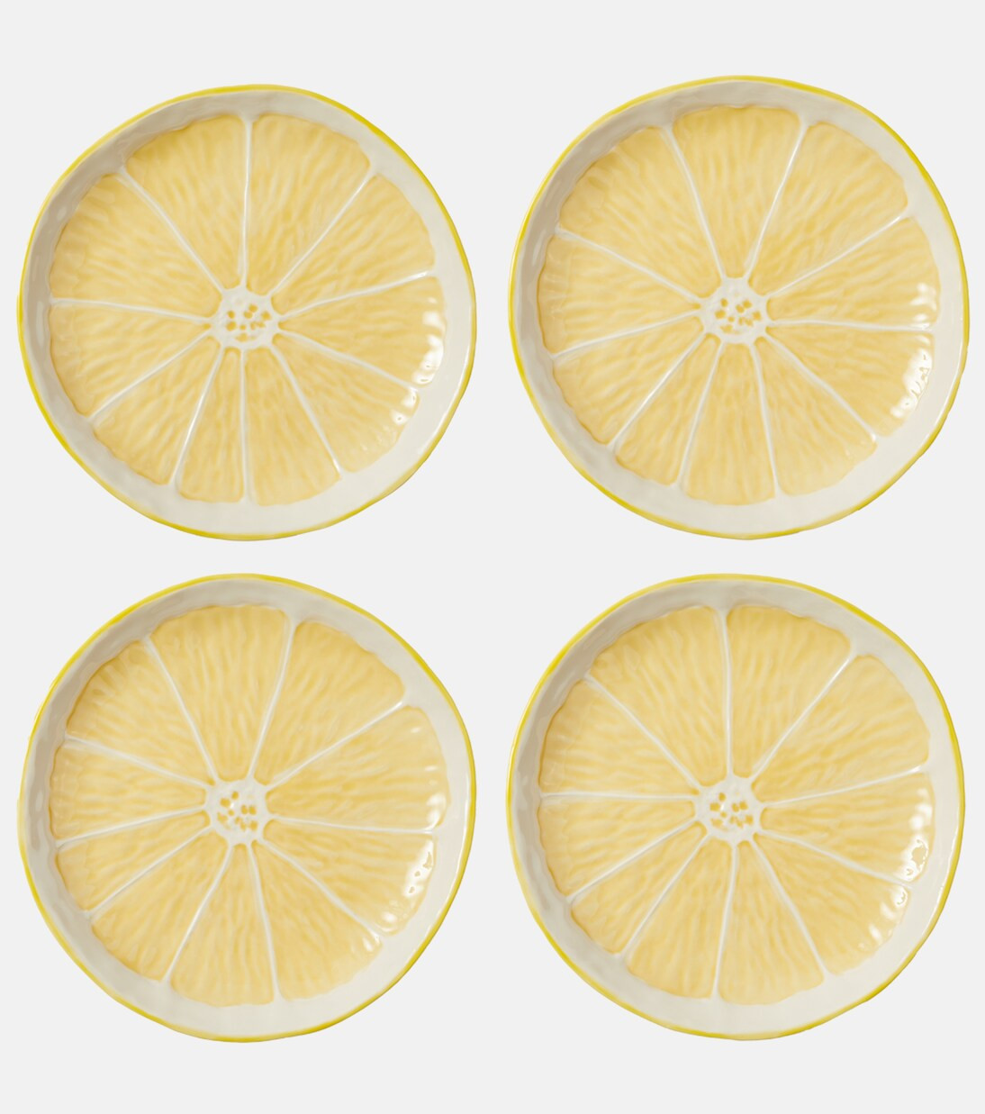 Lemon set of 4 ceramic dessert plates | Mytheresa (US/CA)