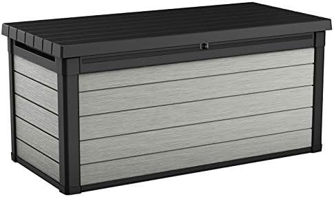 Keter Denali 150 Gallon Resin Large Deck Box-Organization and Storage for Patio Furniture, Outdoo... | Amazon (US)