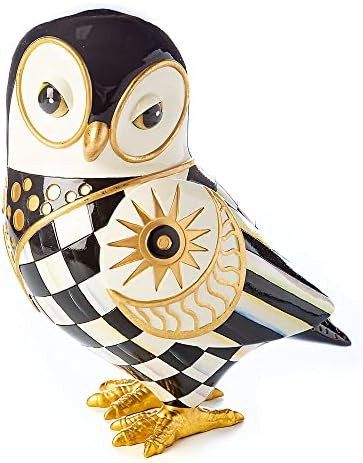 MacKenzie-Childs Cosmique Owl Statue, Unique Home Decor, Star | Amazon (US)