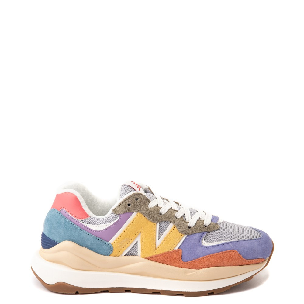 Womens New Balance 57/40 Athletic Shoe - Silver Mink / Wheat Field / Blue | Journeys