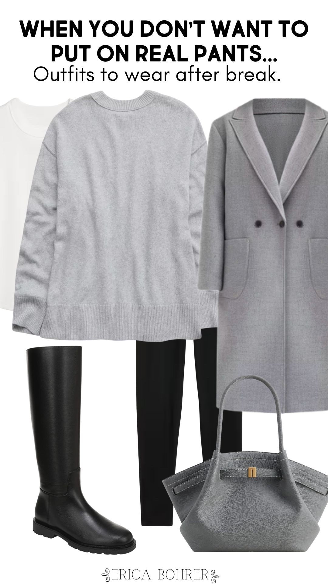 Cozy outfit for after break when you don’t want to wear real pants. 

#LTKFindsUnder50 #LTKSeasonal