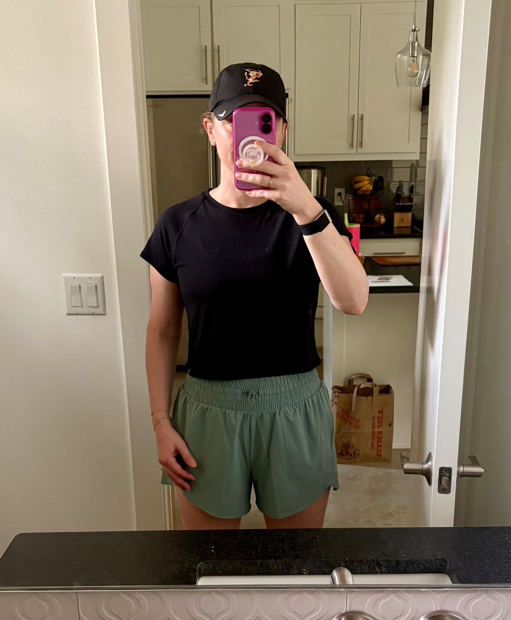 Target active wear in major sale! Shirt runs small, I sized up two sizes  

#LTKSaleAlert #LTKActive #LTKFindsUnder50