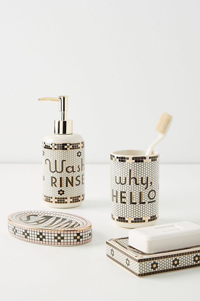 Bistro Tile Bath Collection | Anthropologie | Anthropologie (US)