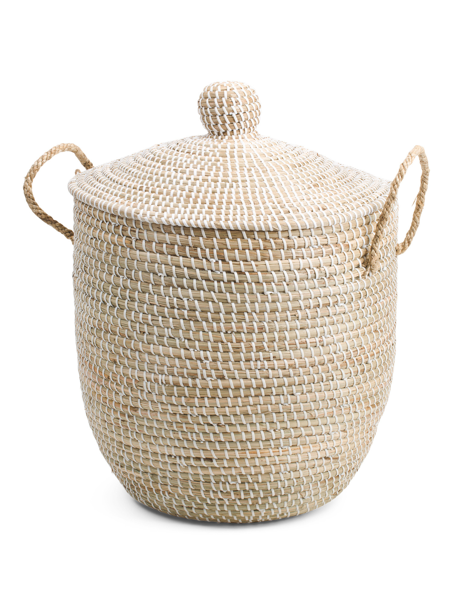 Medium Seagrass Storage With Handles | TJ Maxx