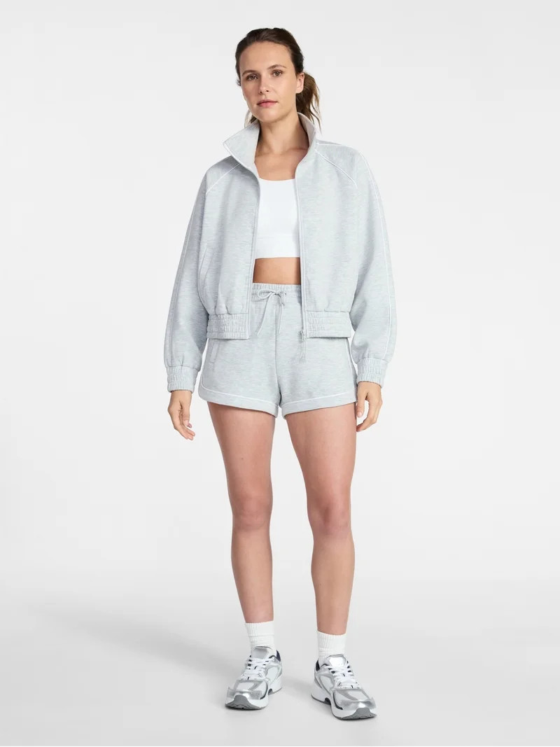 Avia Women's ScubaKnit Shorts, 3'' Inseam, Sizes XS-XXXL | Walmart (US)