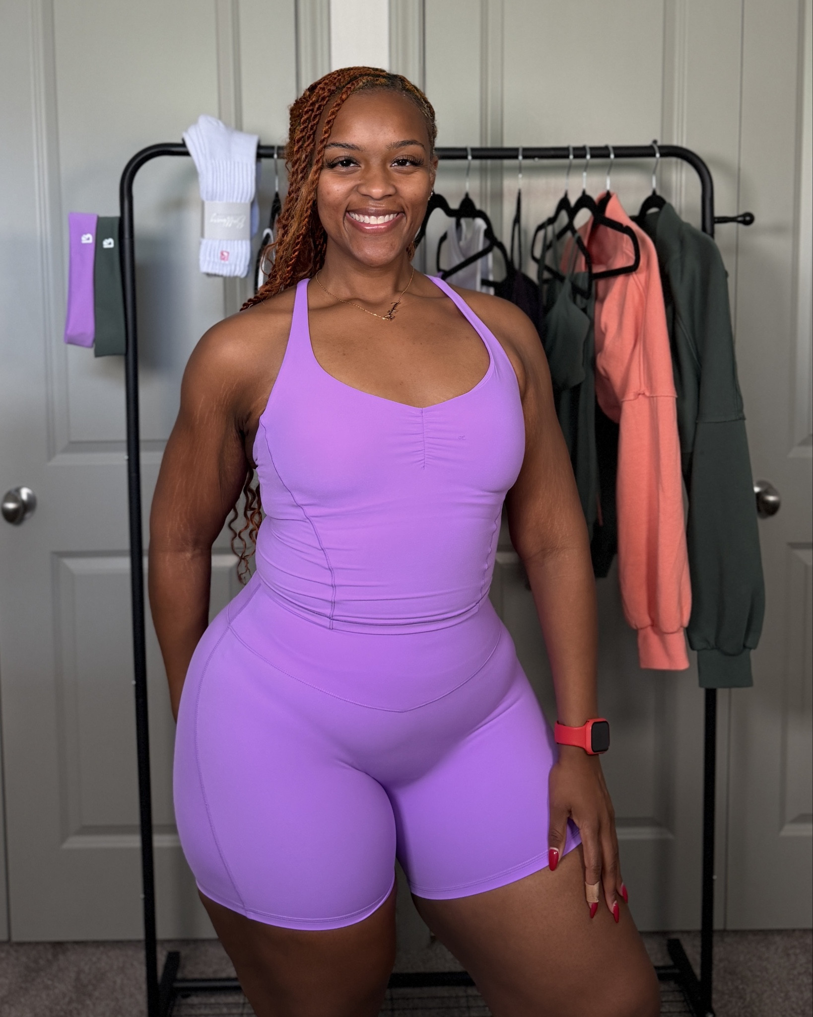 Summer Essentials ☀️

Tank - Medium 
Shorts - Large - 5”
*** If you have thick thighs like me, HIGHLY recommend getting 7” (length) to prevent rolling up. I’ve linked the 7” as well💜***

Save 💰 with code CCURVES

#LTKgrwm #LTKActive #LTKfitnessgoals