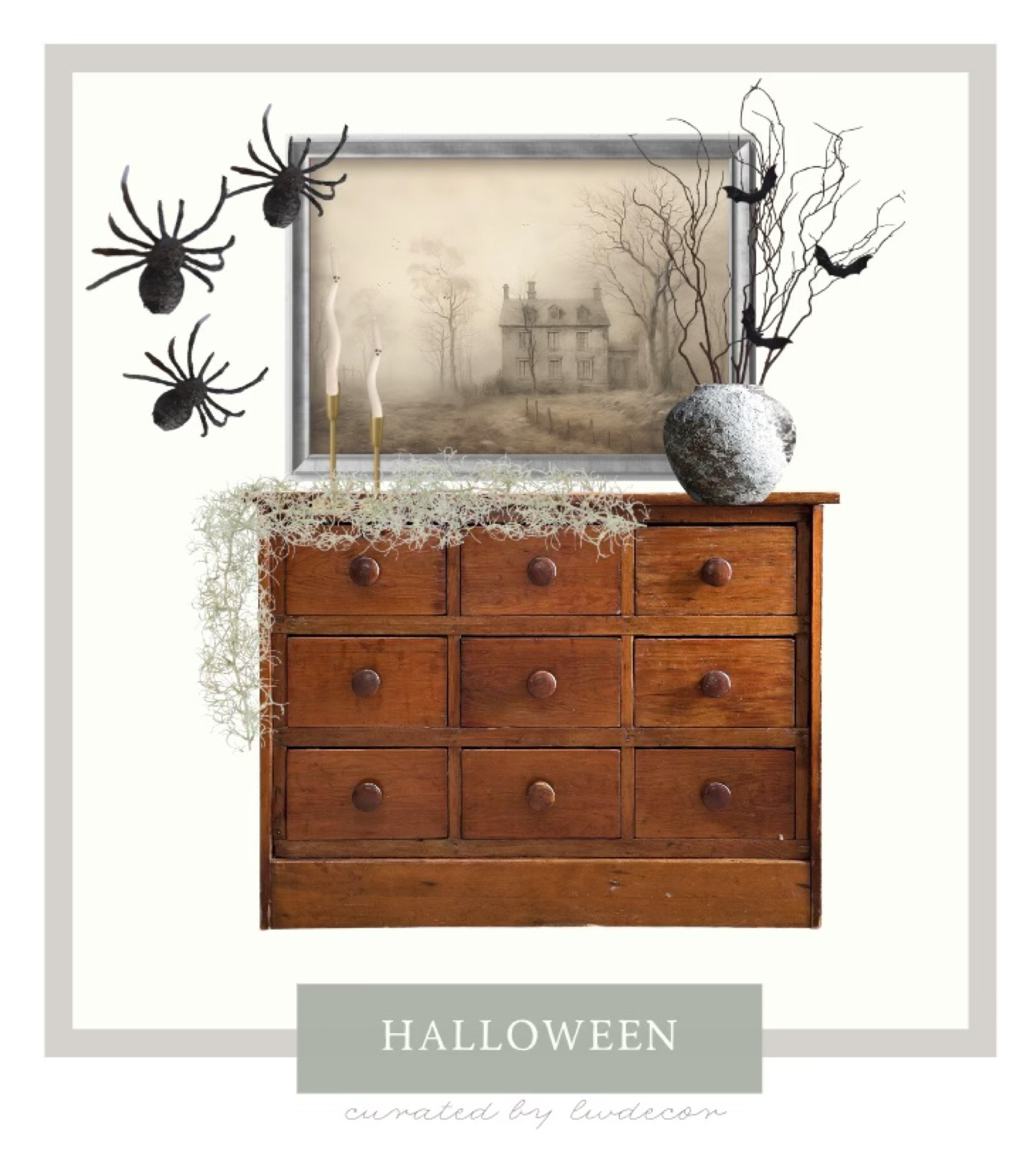 Its almost spooky season! A simple halloween vignette — easily can be used on a console table, coffee table or fireplace! 

halloweendecor

#LTKStyleTip #LTKHome #LTKSeasonal
