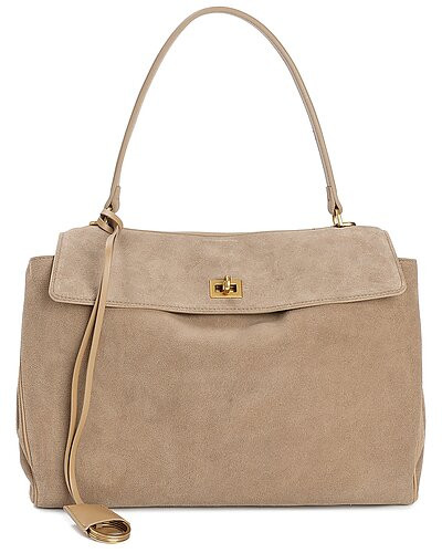 Suede Top Handle Tote | Rue La La