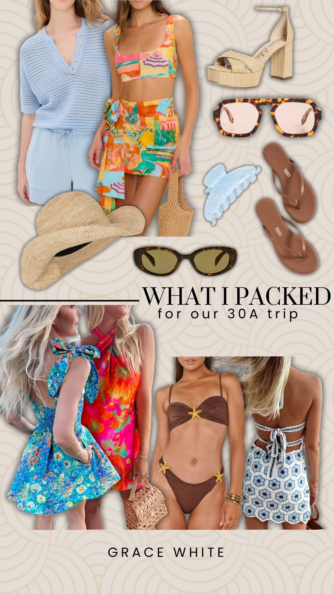 What I'm Packing for 30A!🌺

two piece set, skort, shopbop, knit dress, spring break dress, show me your mumu, L Space, mumu, spring dress, spring style, midi dress, mini dress, spring style, boy mom, Grace White, a Southern Drawl 

 #LTKSwim #LTKTravel #LTKWatchNow