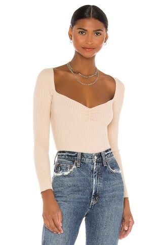 MAJORELLE Salone Sweater in Almond from Revolve.com | Revolve Clothing (Global)