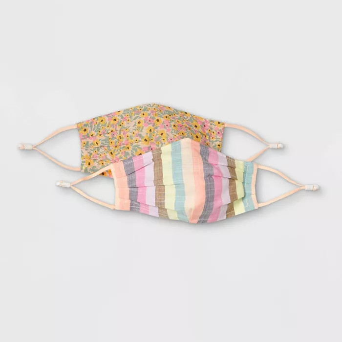 Kids' 2pk Floral Mask - Cat & Jack™ | Target