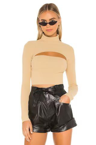 superdown Tasha Cut Out Sweater in Toast from Revolve.com | Revolve Clothing (Global)