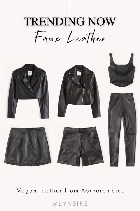 Trending now: faux leather / vegan leather 🌱

#LTKSeasonal #LTKstyletip