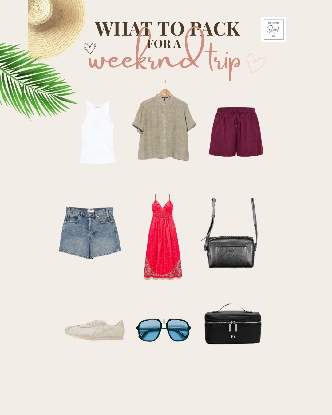 What I’d pack for a weekend trip ☀️

Easy staples, comfy layers, and versatile pieces you can wear multiple ways without hauling your entire closet.

The goal: look cute, stay comfortable, and still have room in your bag for shopping 😭

#LTKSeasonal #LTKootd #LTKTravel