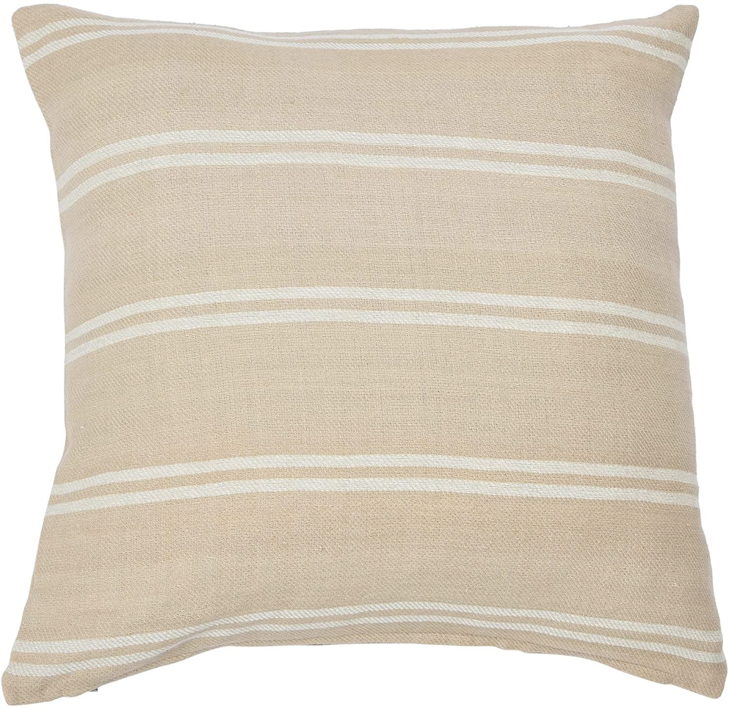 Creative Co-Op 20" Square Interwoven Double-Striped Cotton Pillow Decorative Pillow Cover, 20" x ... | Amazon (US)