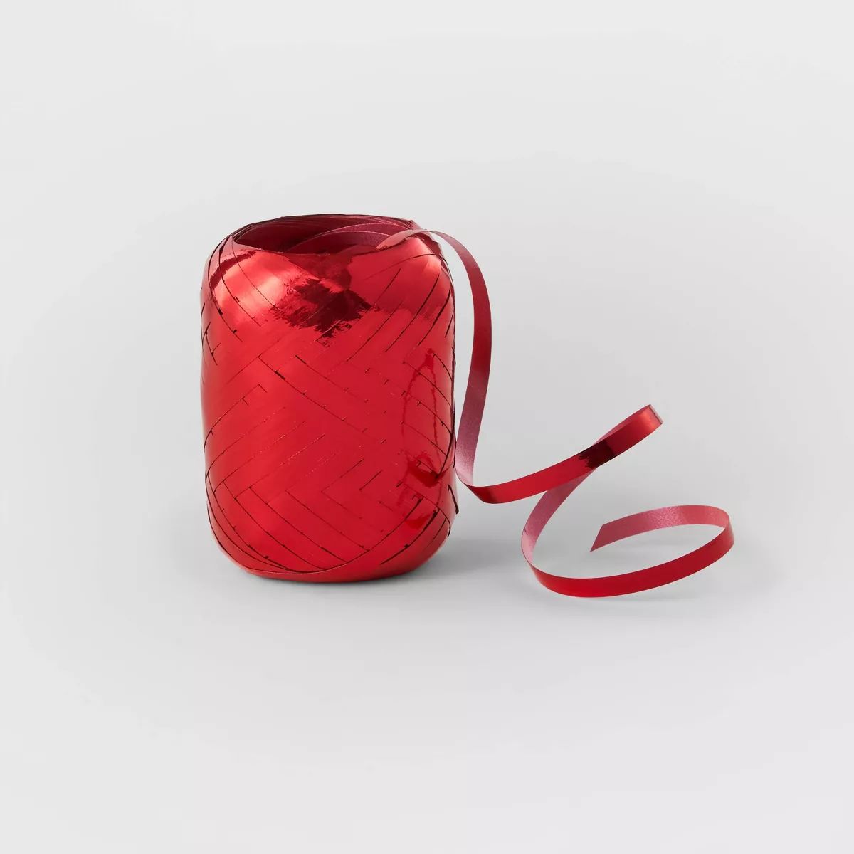 3/16" Glittered Christmas Curl Ribbon 70' Red - Wondershop™ | Target