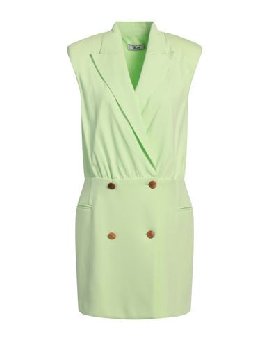 Jijil Woman Mini dress Lime green Size 8 Cotton, Polyester | YOOX (US)