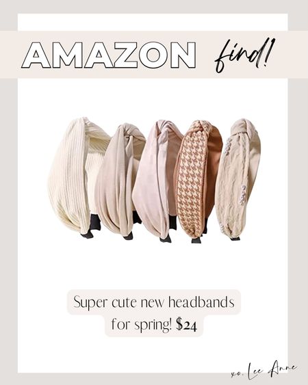 Cute headbands perfect for Spring! #founditonamazon 

Lee Anne Benjamin 🤍