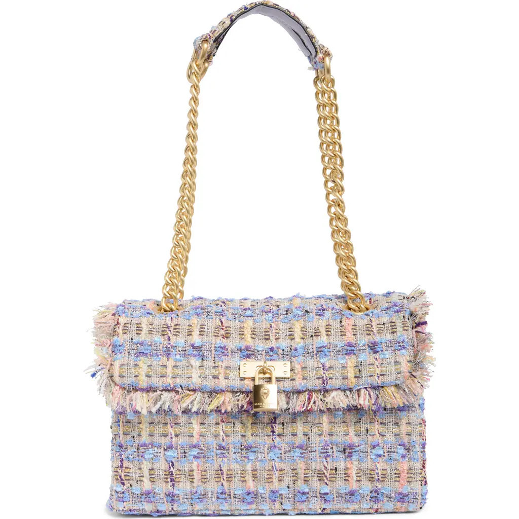 Kurt Geiger London Brixton Tweed Lock Bag in Lilac at Nordstrom Rack | Nordstrom Rack
