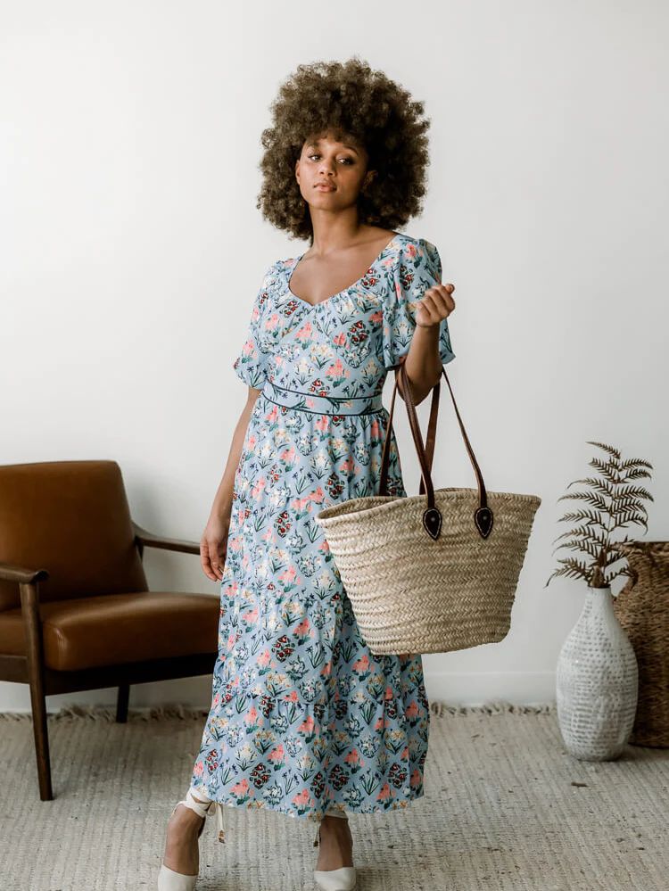 Orli Botanical Midi Dress | Confête