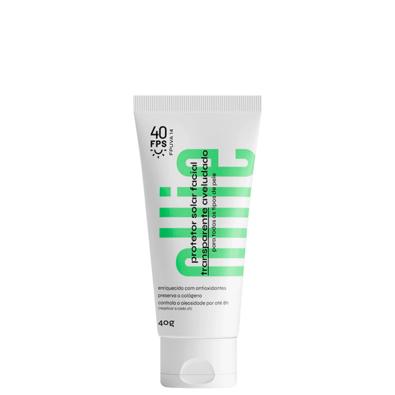 Ollie Transparente Aveludado FPS 40
             - Protetor Solar Facial 40g | Beleza Na Web (BR)
