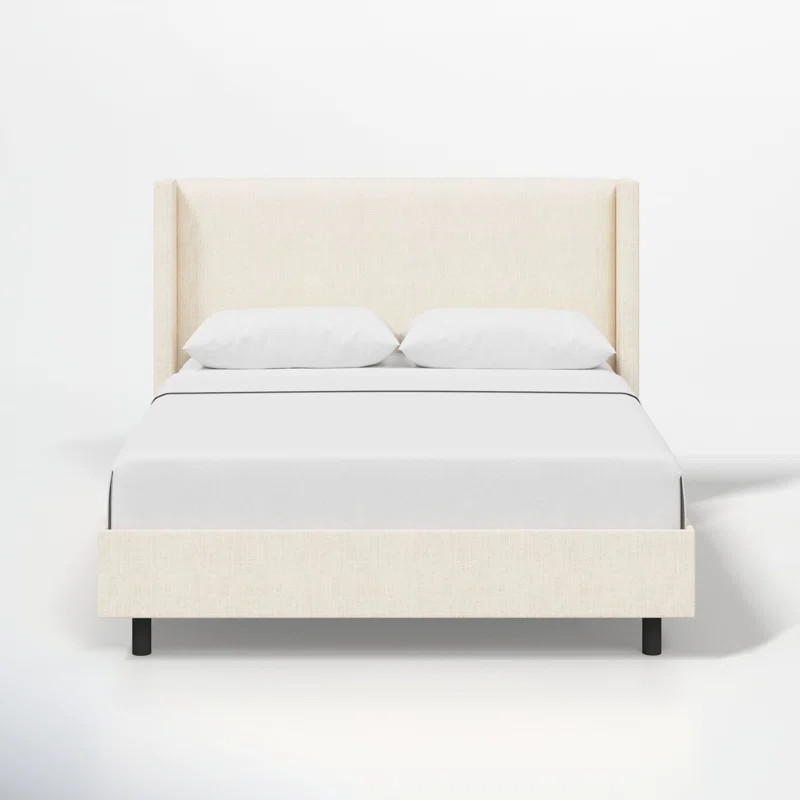Hanson Upholstered Wingback Platform Bed | Wayfair North America