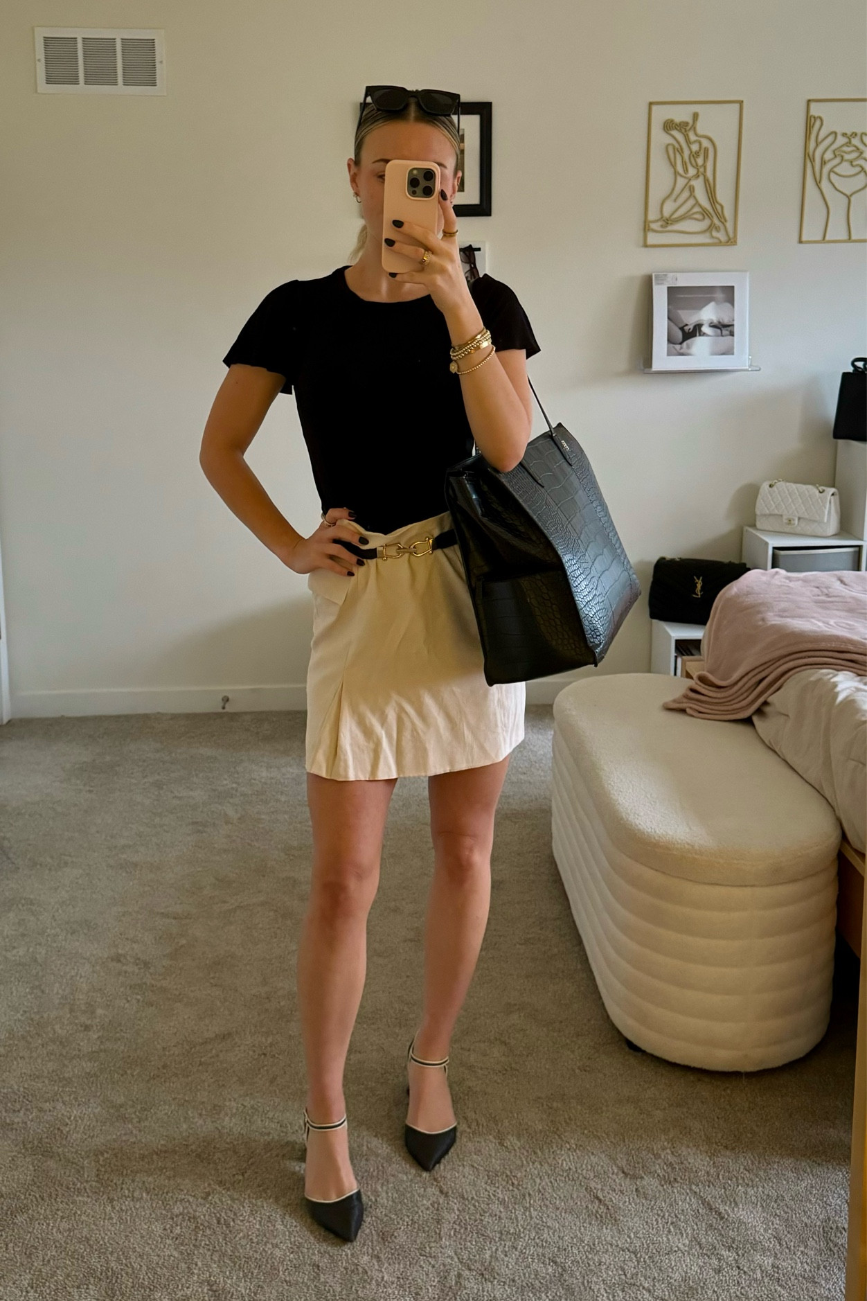 Love these Franco Sarto Shoes!
Skirt is DKNY from Nordstrom Rack

#LTKWorkwear #LTKFindsUnder100 #LTKItBag
