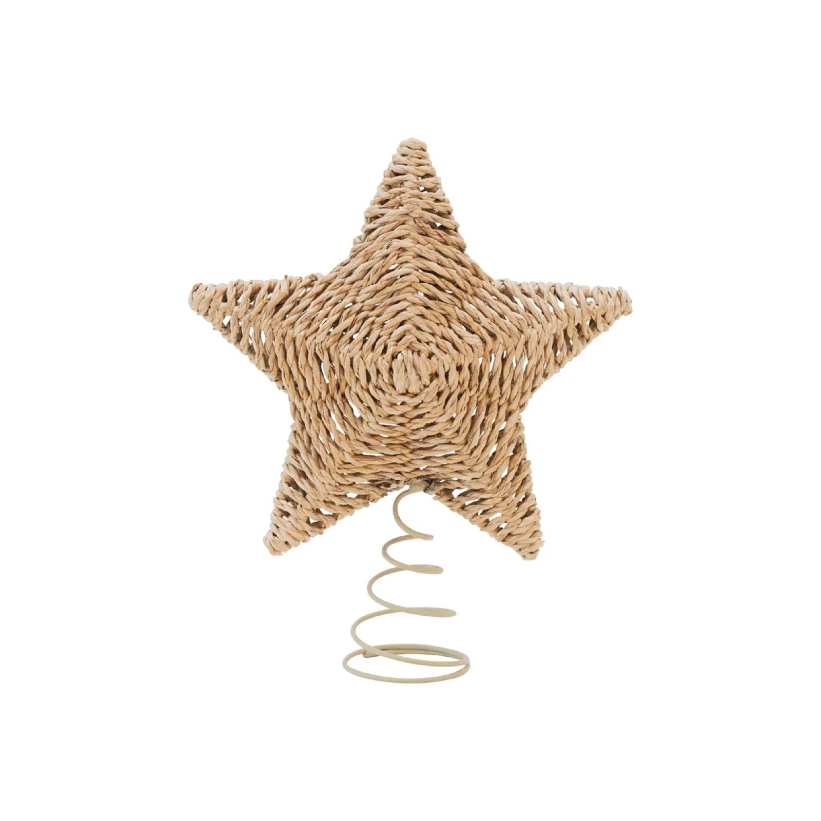 Woven Star Tree Topper | Brooke and Lou