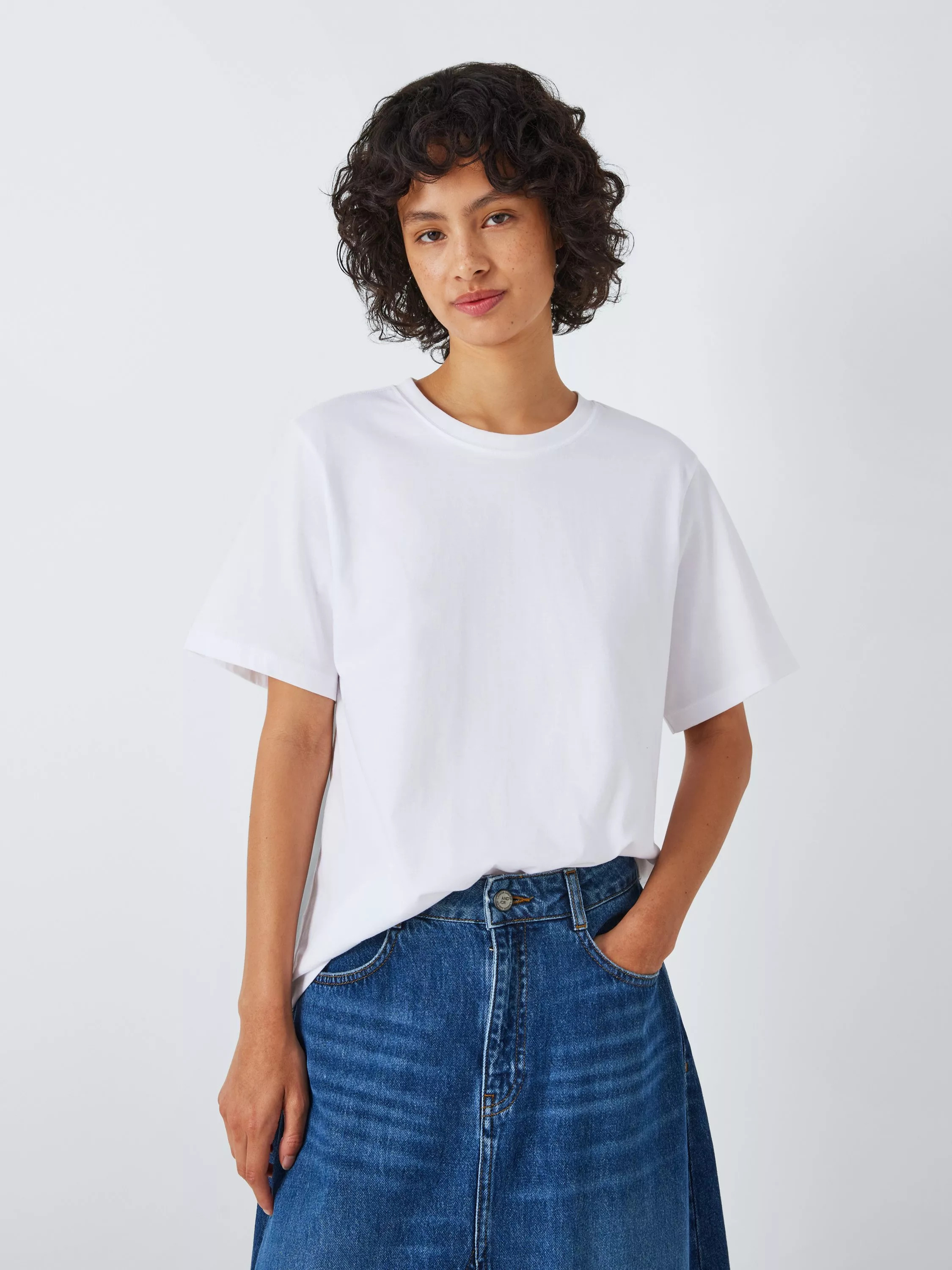 Authentic Tee, White | John Lewis (UK)