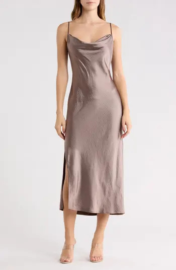 Cowl Neck Satin Slipdress | Nordstrom Rack