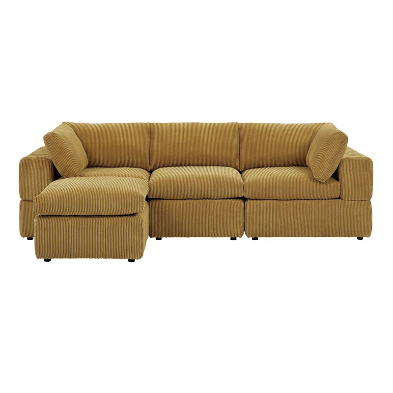 Atianna 4 - Piece Upholstered Sectional | Wayfair North America