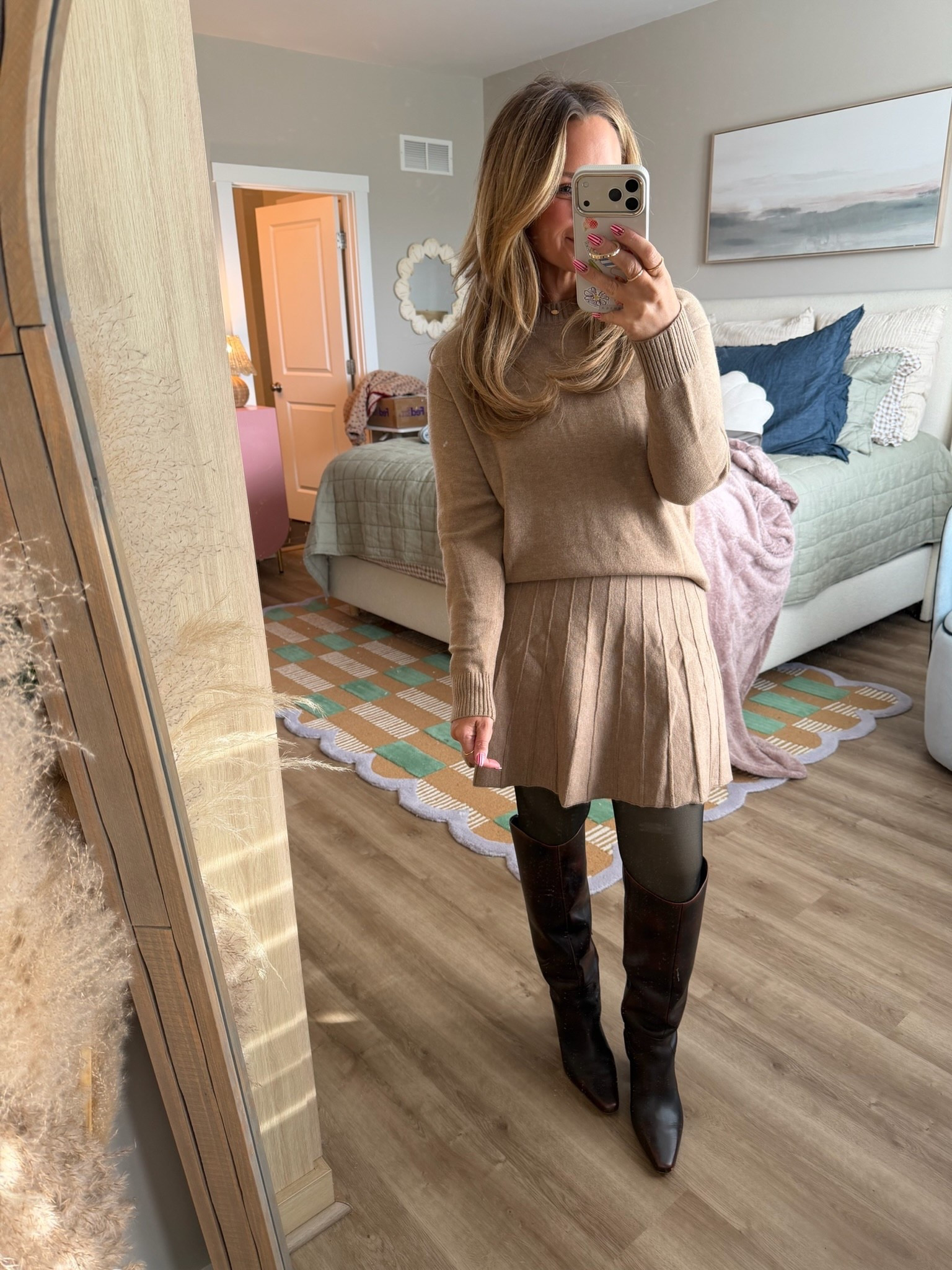 This outfit has a cozy little secret: fleece-lined tights. I swear they change the winter game. Warm, comfy, and still so polished. Linking each piece! 🤎✨


#fleece #skirt #cozy #

#LTKPetite #LTKHoliday #LTKGiftGuide