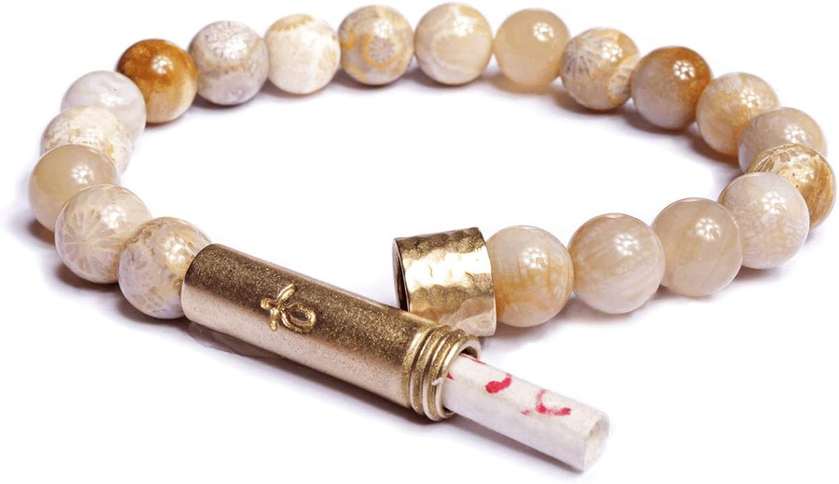 Wishbeads Intention Bracelet for Women - Write your wish, tuck it inside, and wear as a daily rem... | Amazon (US)