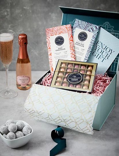 Sent With Love Pink Fizz & Chocolate Gift Box | Marks & Spencer (UK)