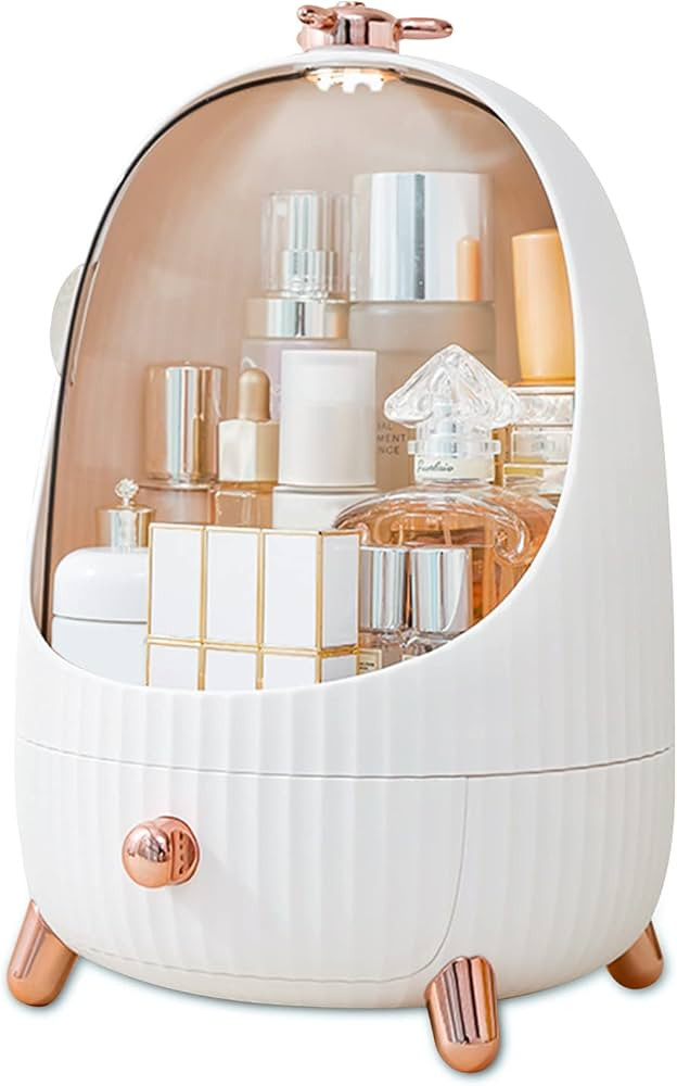 Galatée Multi-Function Case Dustproof Cosmetic Storage Box With LED light,Cosmetics Skin Care Pr... | Amazon (UK)