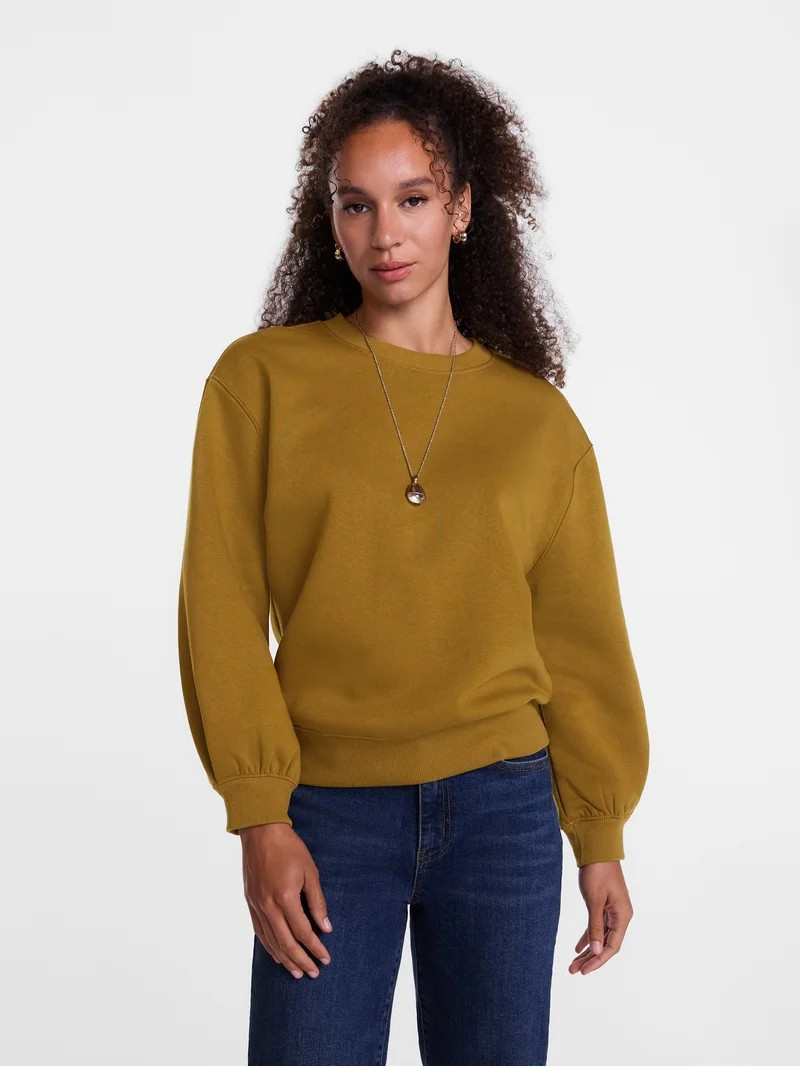 Scenario Women's and Women's Plus Crewneck Sweatshirt, Sizes XS-4X | Walmart (US)
