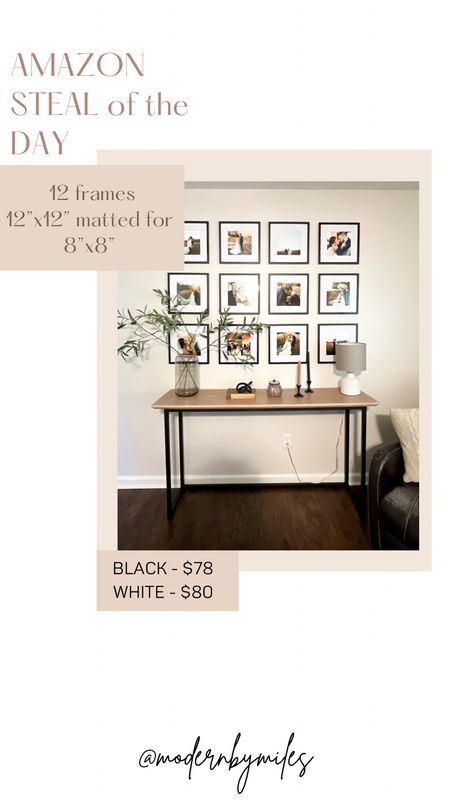 Love this gallery wall and kit - 35% off at Amazon!

#amazonhome #gallerywall #blackframes #whiteframes #giftideas


#LTKsalealert #LTKHoliday #LTKhome