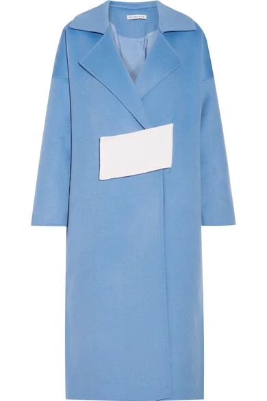 Rejina Pyo - Kate Oversized Wool-blend Felt Coat - Sky blue | NET-A-PORTER (UK & EU)
