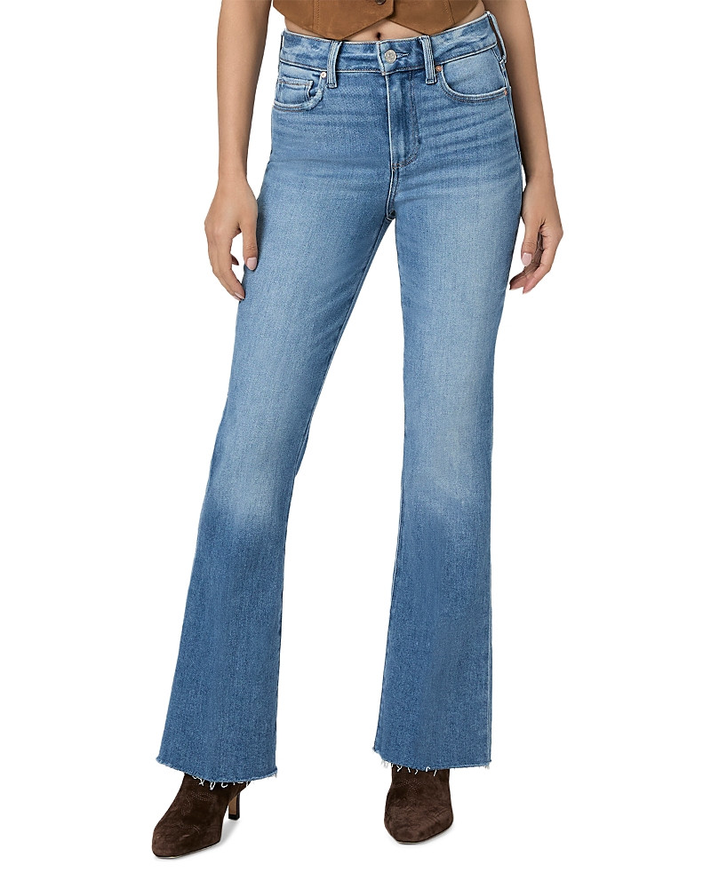 Paige Laurel Canyon High Rise Flare Jeans in Mesmerize | Bloomingdale's (US)