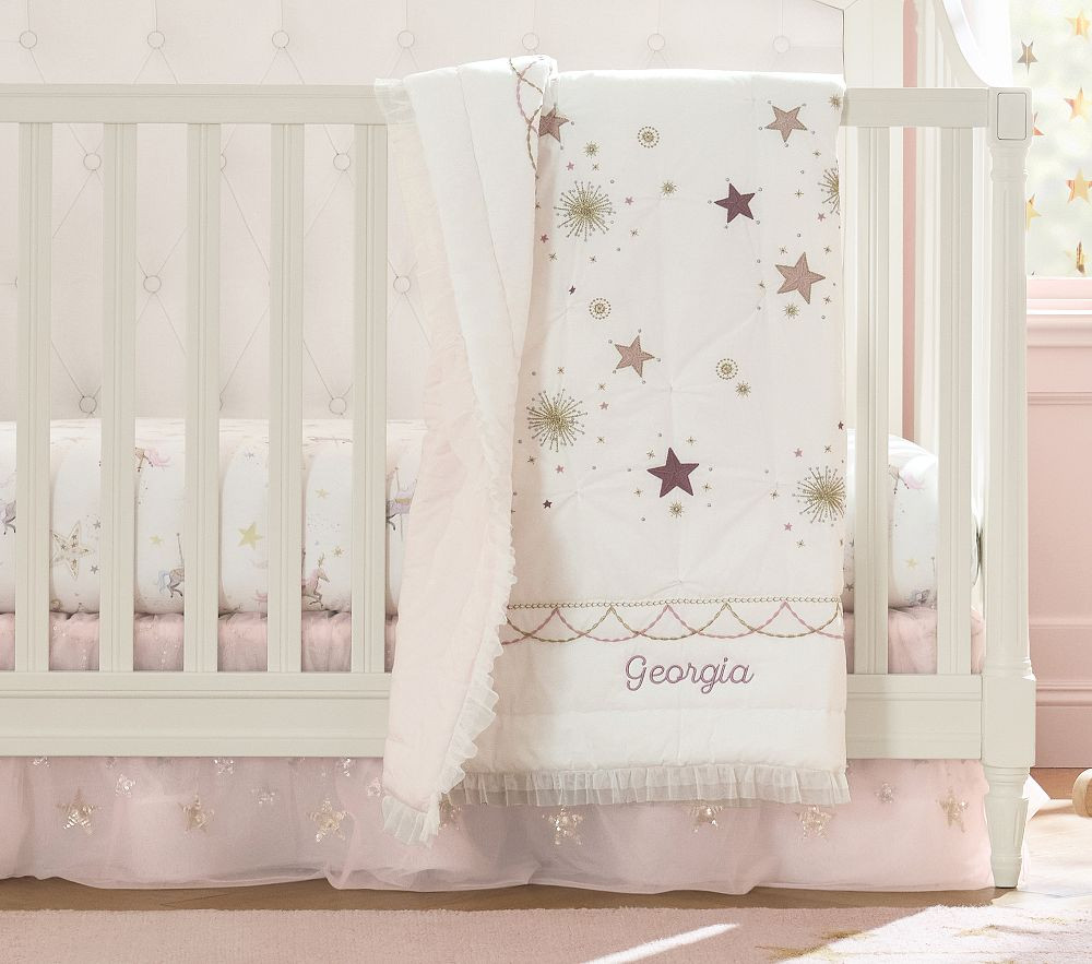 Tutu du Monde Stars Baby Quilt | Pottery Barn Kids