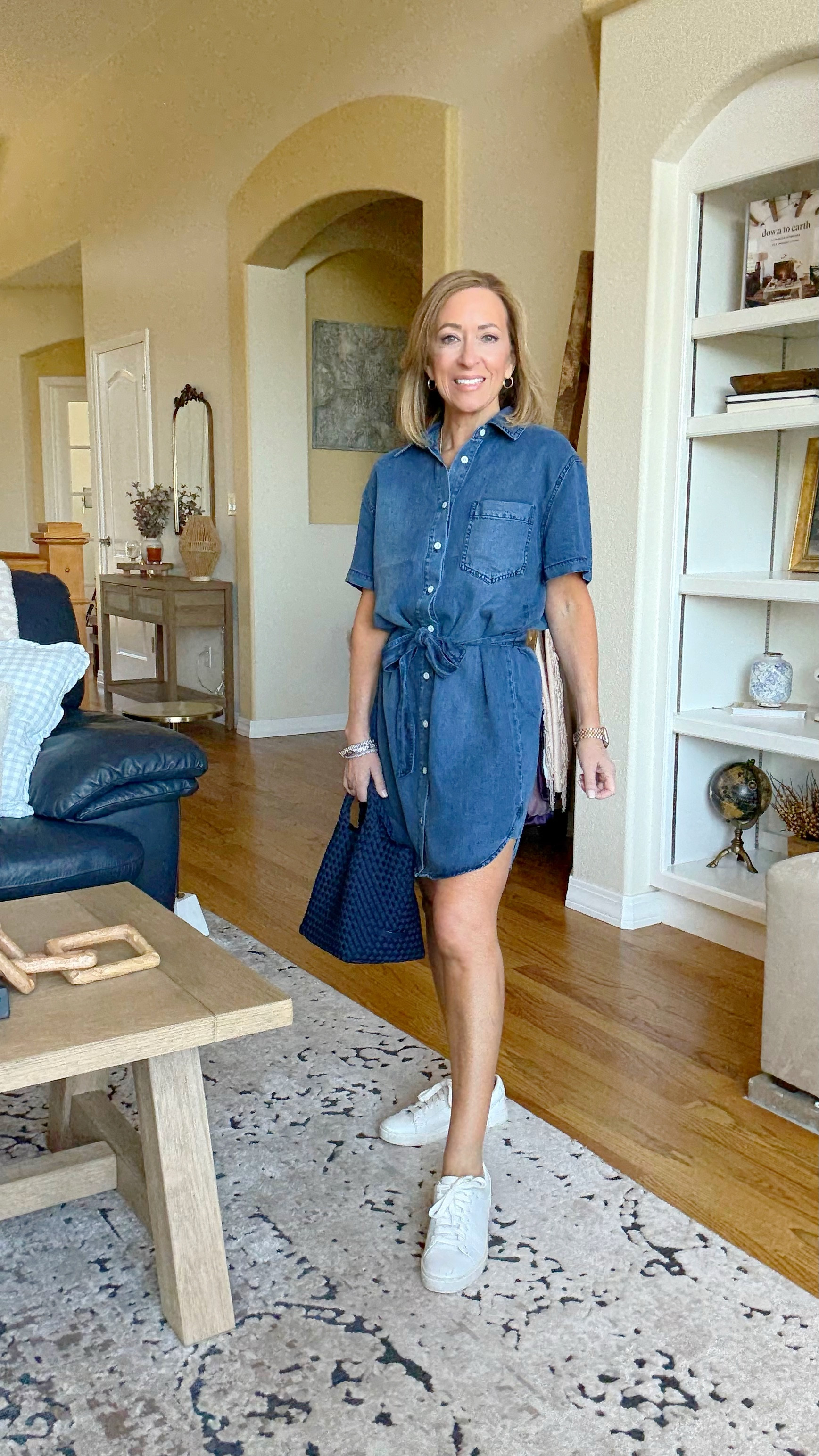 The chambray dress to have this summer! It’s an available in sizes XS - XL. 

For reference I am 5’0 wearing an XS (no alterations).



#LTKFindsUnder100 #LTKStyleTip #LTKPetite