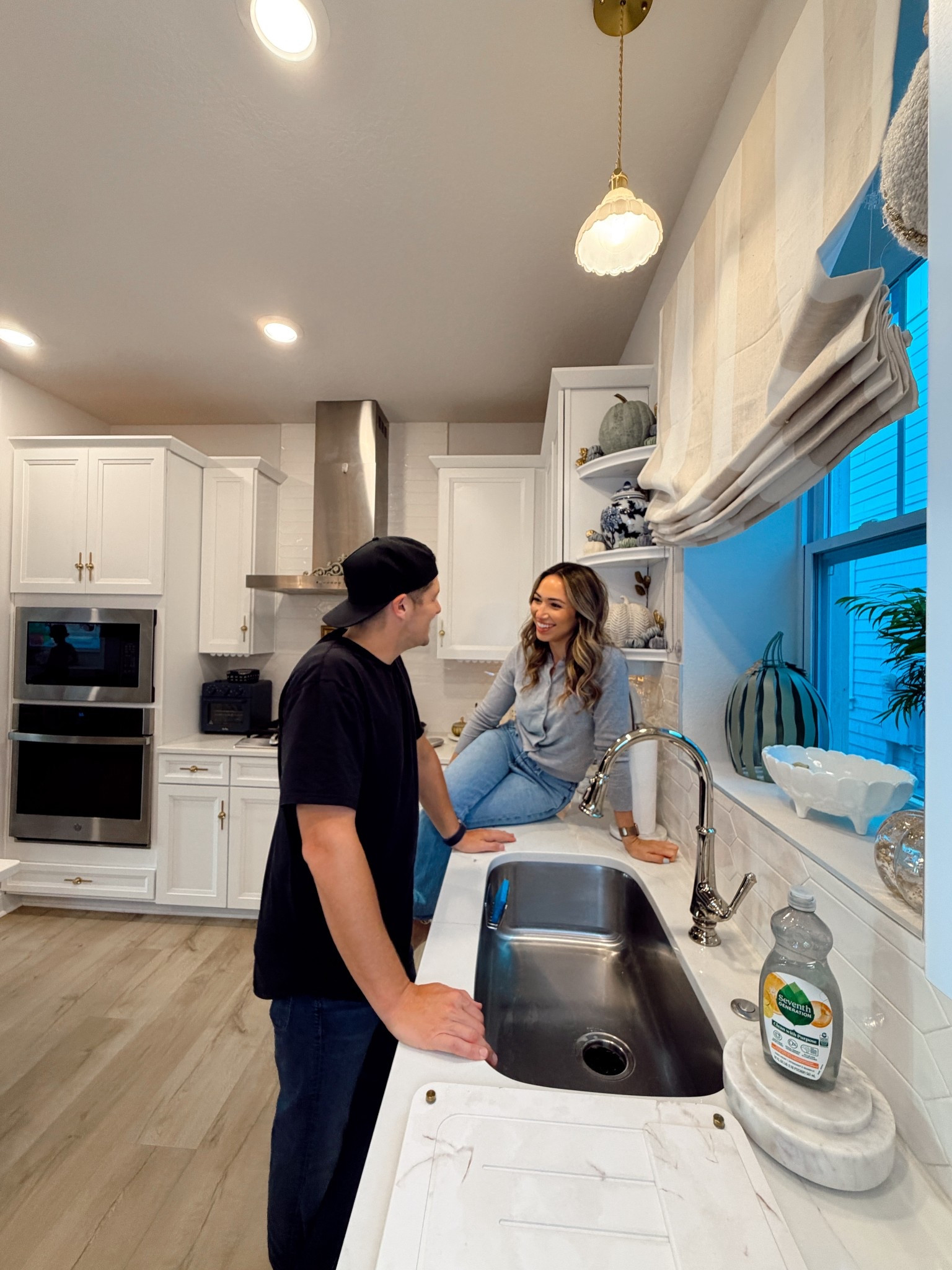 #SeventhGenerationPartner #TargetPartner #ad Why do dishes alone when you can do them together? Use @seventhgeneration Clementine and Lemongrass Dish Soap to easily cut through grease and stuck on food. Enjoy its uplifting citrus scent. So good! Also EPA Safer Choice and Leaping Bunny Certified. Add to cart below! You’ll thank me later. @target #ChorePlay #target 
*94% USDA Certified Biobased Formula 


#LTKdayinmylife #LTKmomlife #LTKHome