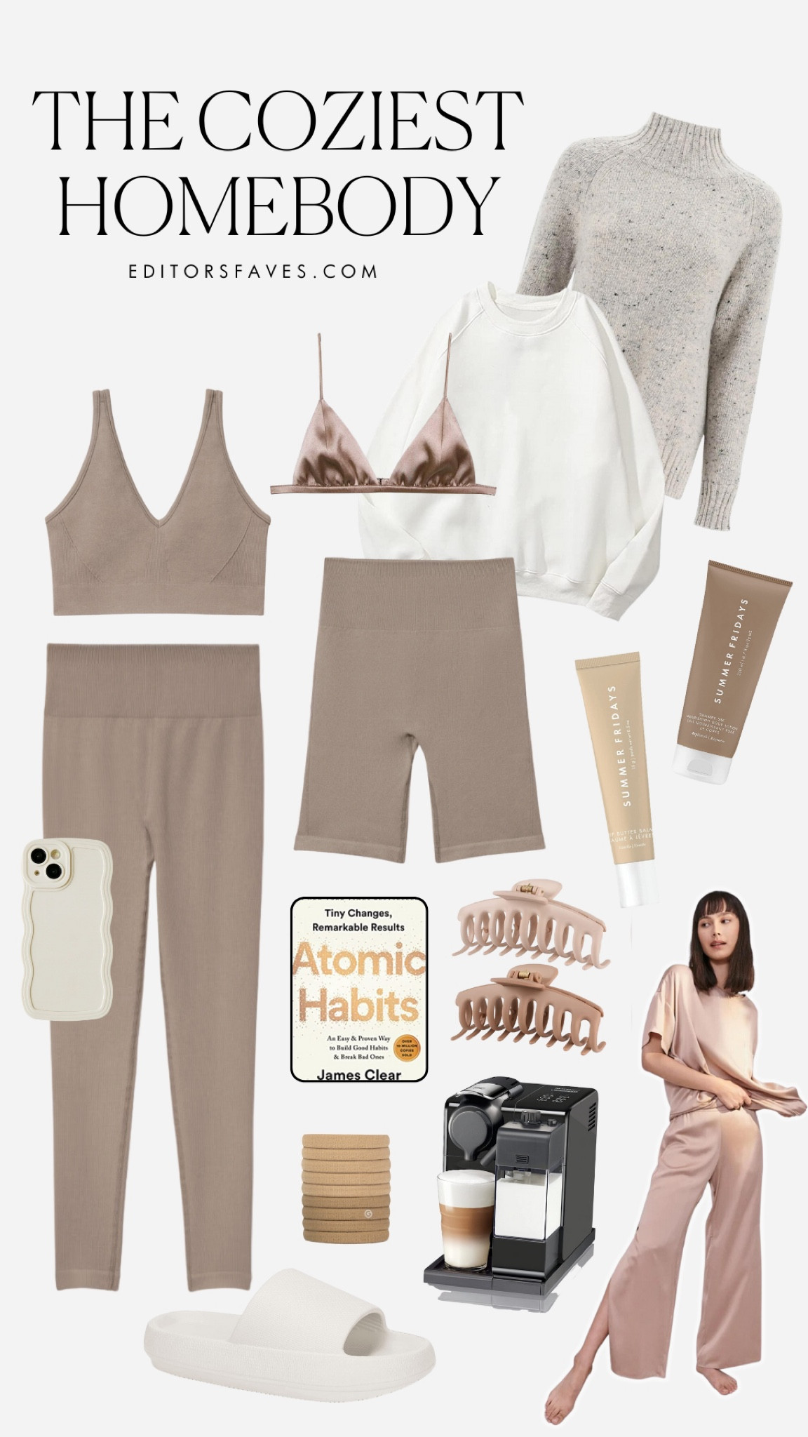 The Coziest Homebody Lounge Style. work from home essentials, stay at home essentials for luxurious lounging. Everything you need to stay home in style. #stayhome #homebody #loungewear 

#LTKFind #LTKsalealert #LTKfit