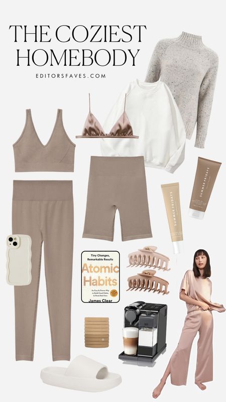 The Coziest Homebody Lounge Style. work from home essentials, stay at home essentials for luxurious lounging. Everything you need to stay home in style. #stayhome #homebody #loungewear 

#LTKFind #LTKsalealert #LTKfit