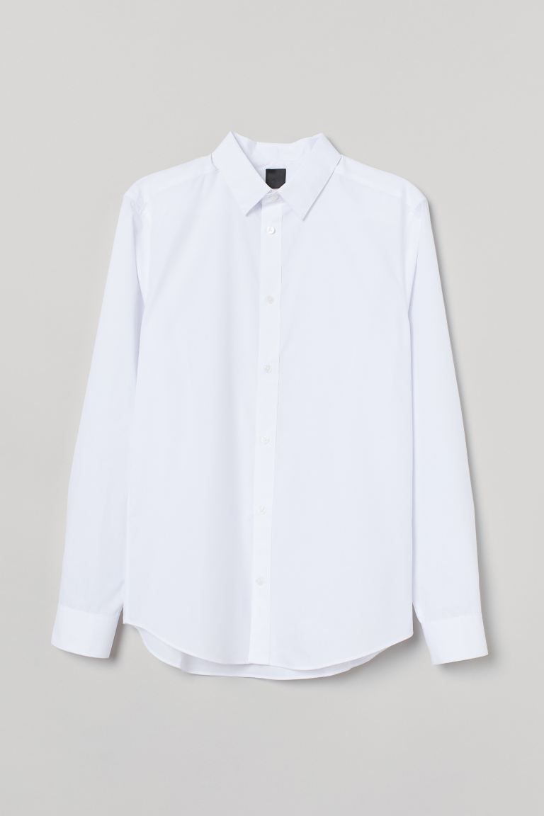 Slim Fit Easy-iron Shirt | H&M (US + CA)