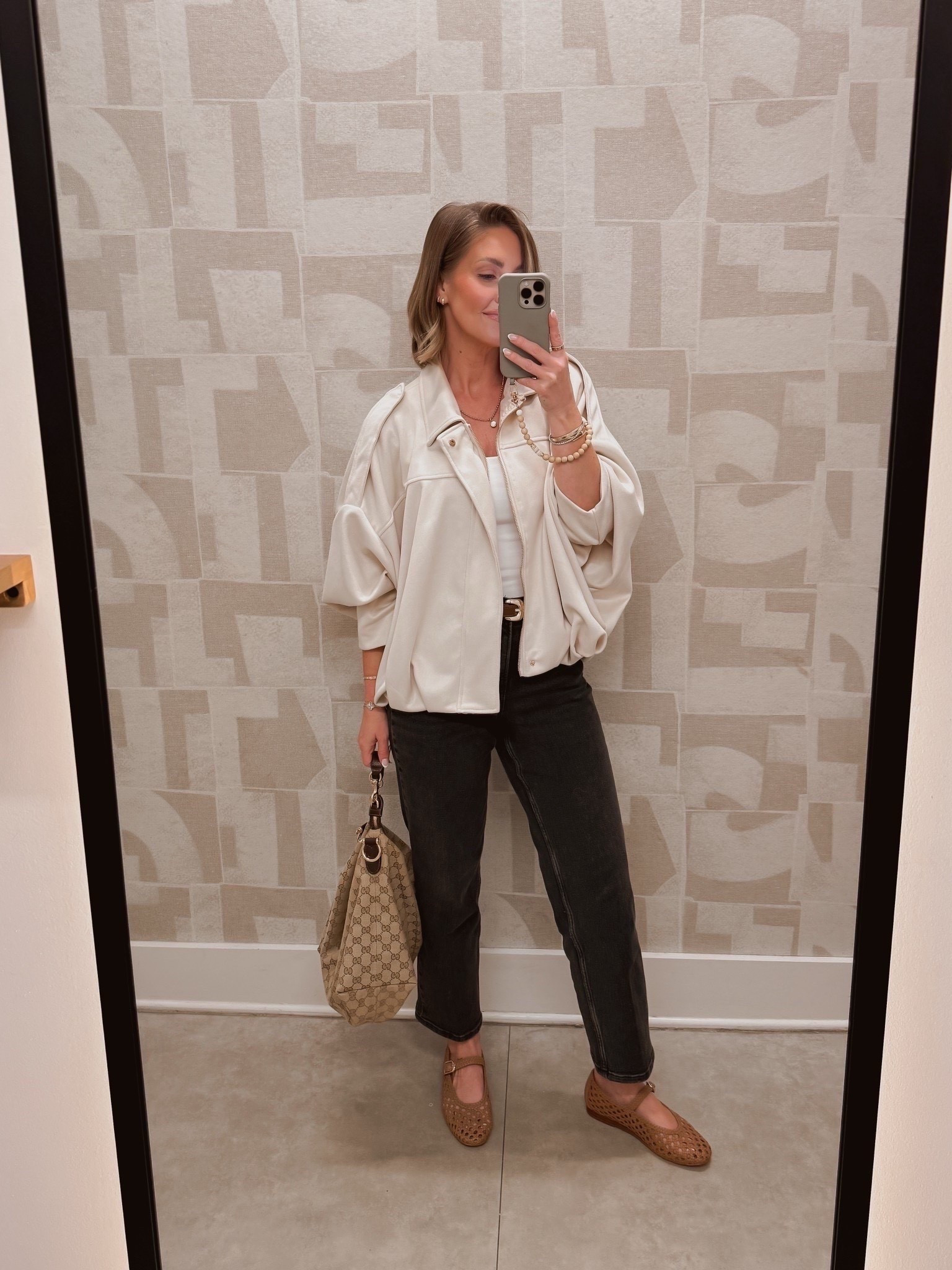 Small Amazon jacket / XS bra free tank / XS Petite jeans / flats run true to size  



#LTKPetite #LTKootd #LTKSeasonal