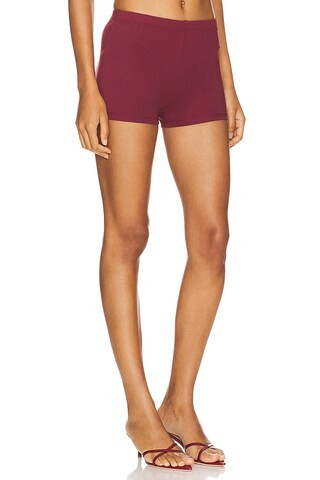 x REVOLVE Booty Short in Maroon | Revolve Clothing (Global)