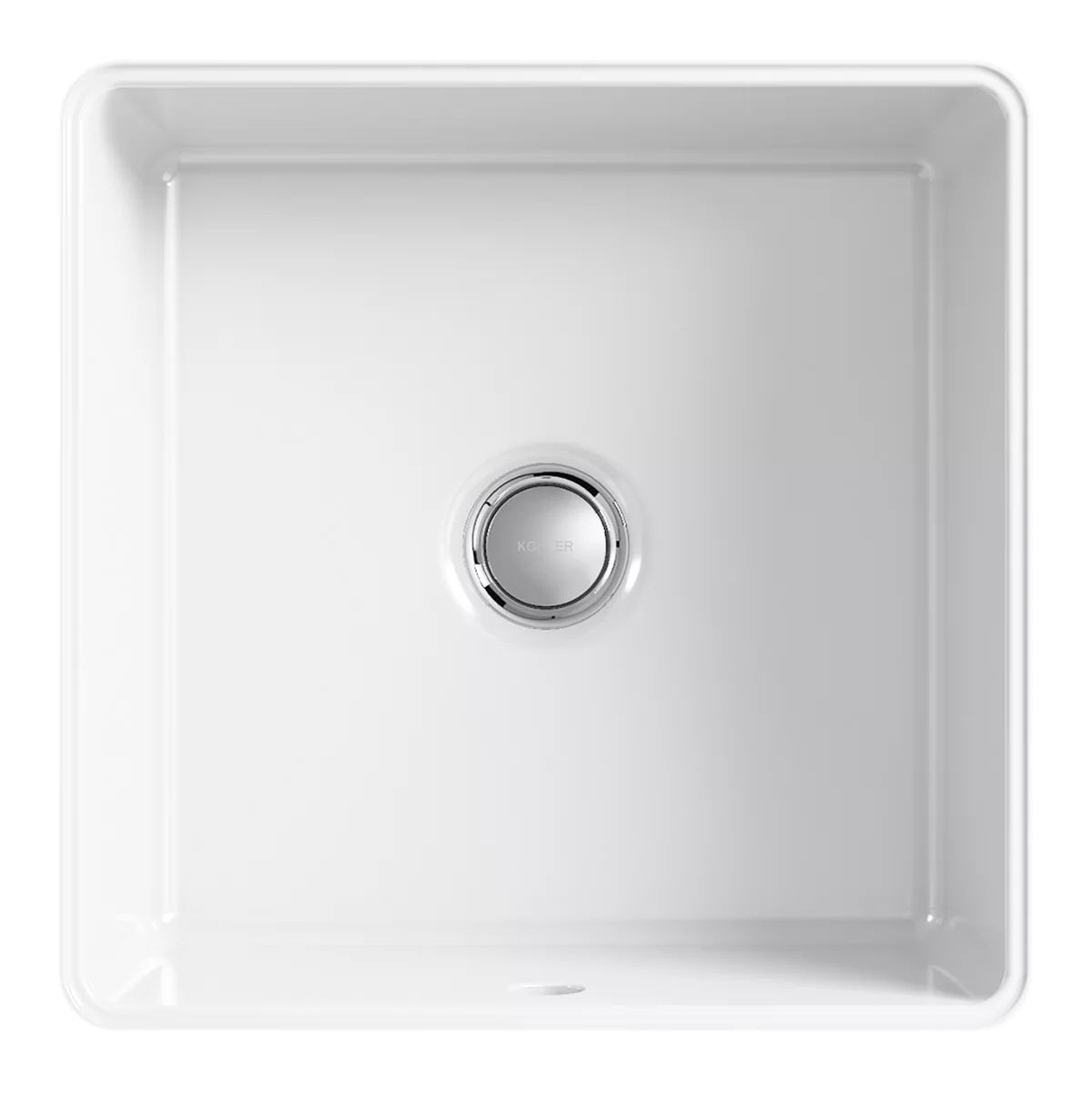 K-8188-0 Verticyl Ceramic Square Undermount Bathroom Sink with Overflow | Wayfair North America