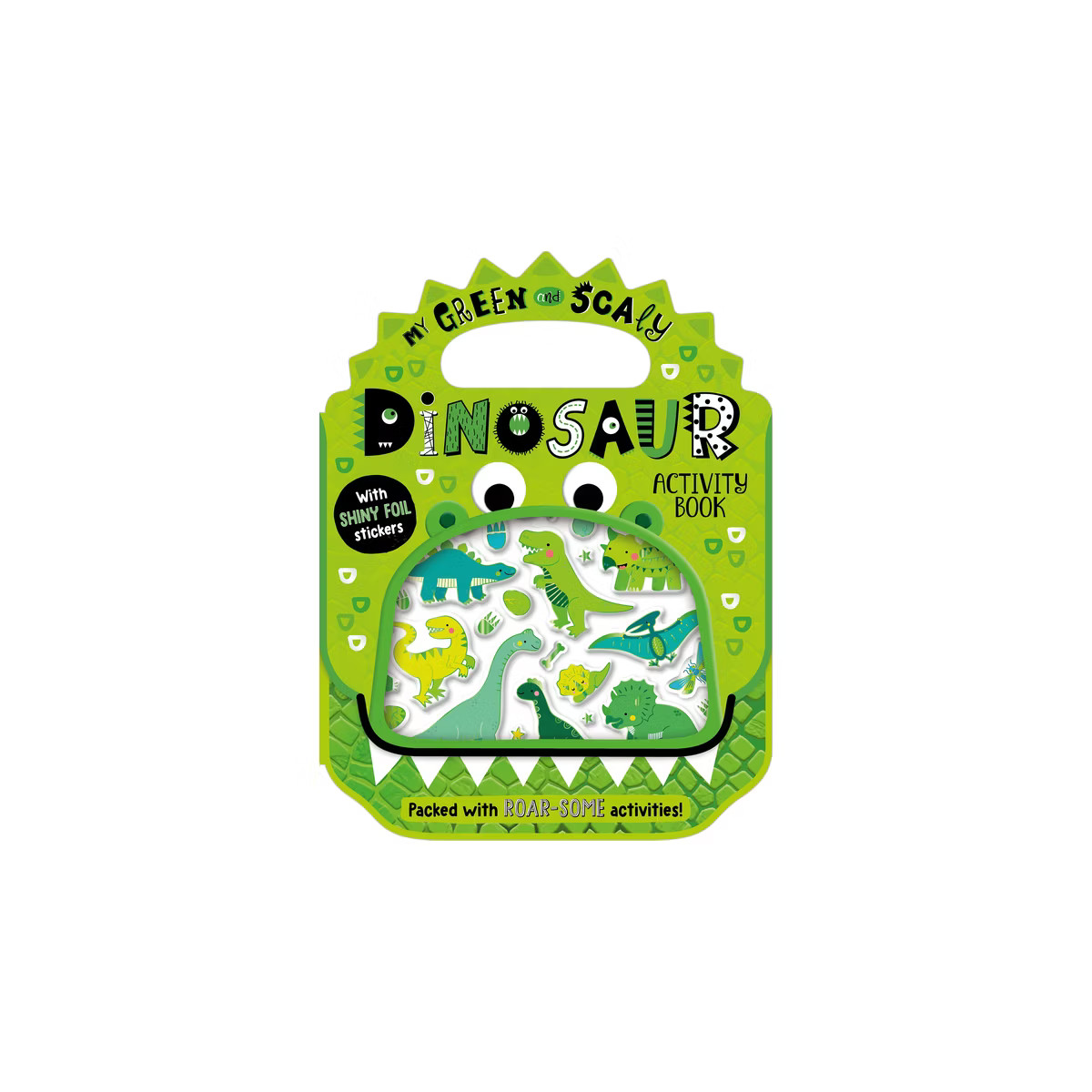 Shiny Stickers My Green and Scaly Dinosaur Activity Book - by  Alexandra Robinson (Paperback) | Target